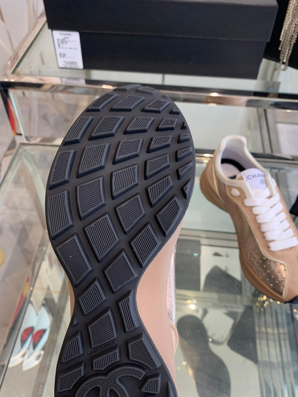 CC Sneaker Pink Cowhide 204112