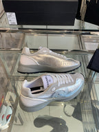 CC Sneaker Silver Pink Cowhide 204114