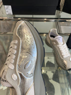 CC Sneaker Silver Pink Cowhide 204114