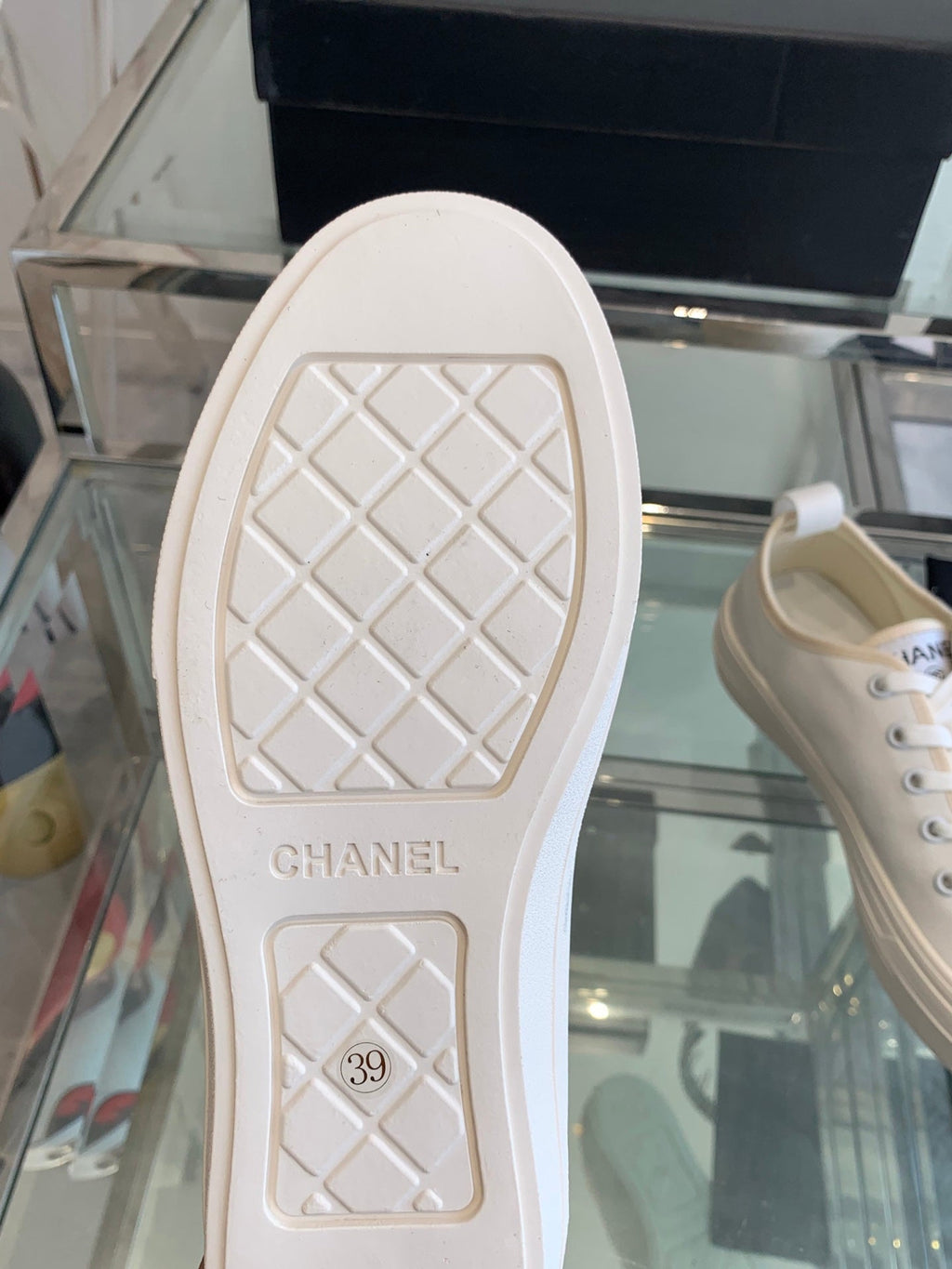 CC Sneaker White Canvas 203263