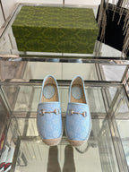 GC 2025 Espadrille With Horsebit Light Blue Canvas 292316