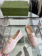 GC 2025 Espadrille With Horsebit Light Pink Canvas 292318
