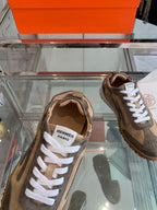 HM Jet Sneaker Brown mix Gray Suede 292279