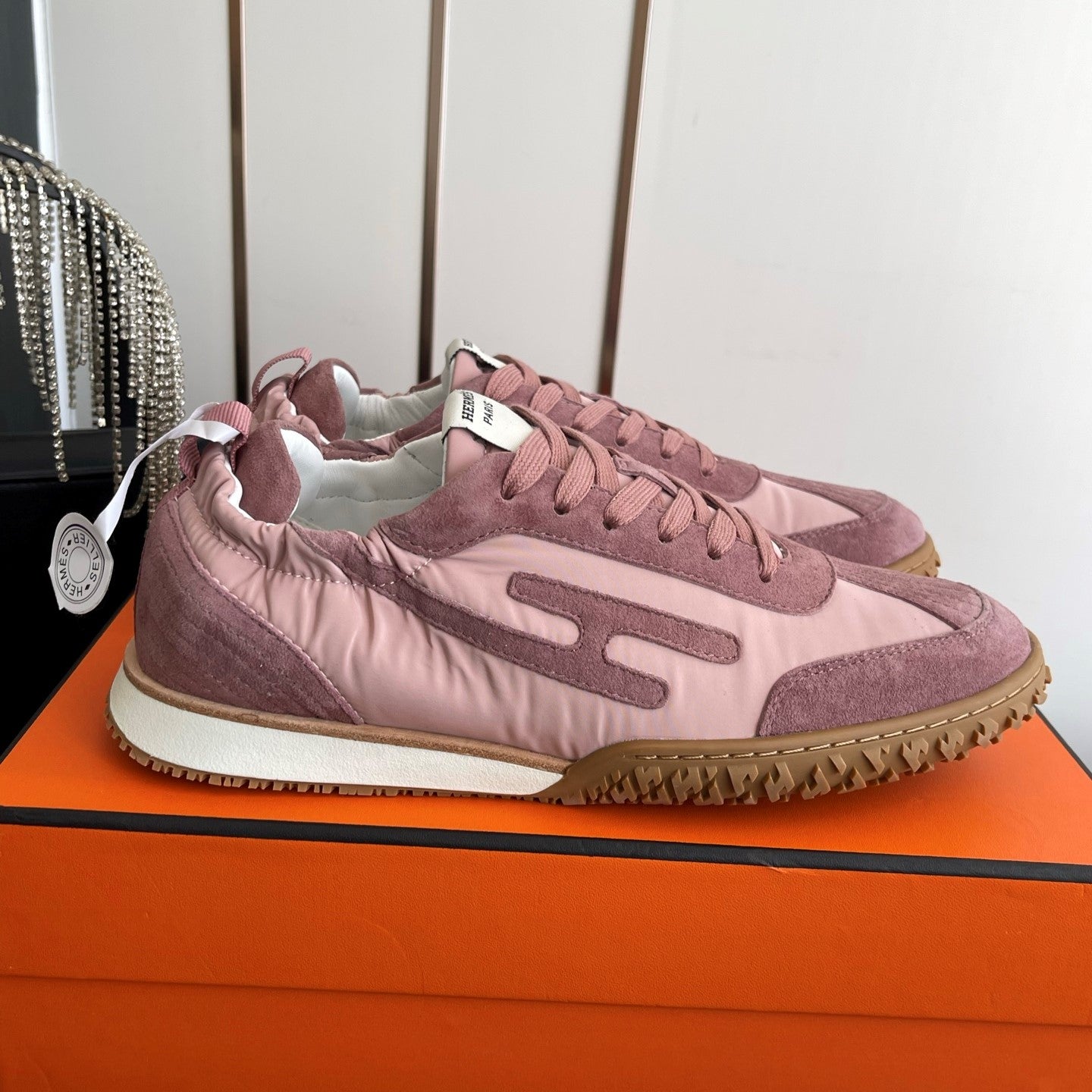 HM Jet Sneaker Pink Suede 739994
