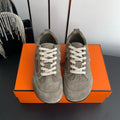 HM May Derby Shoes Taupe Suede 739998