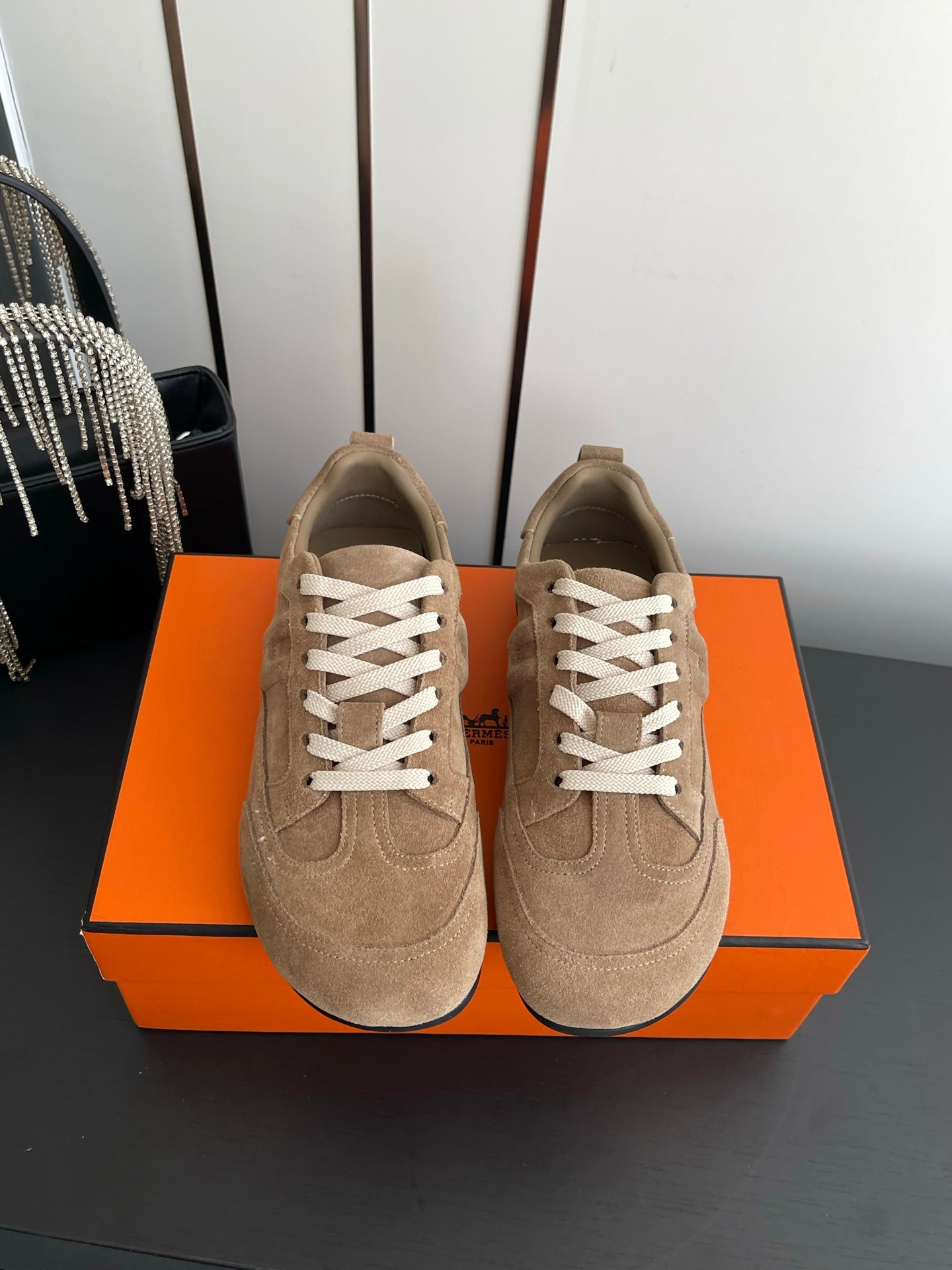 HM May Derby Shoes Brown Suede 739999