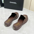 CC 25C Mule Chocolate Calfskin
