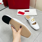 VT 25 Signature Mule Loafer Ivory Calf Leather 293947