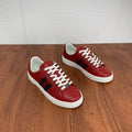GG Men's ACE Sneaker Red Calfskin 537020