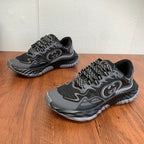 GG Men's Ripple Sneaker Black Mesh 536982