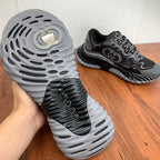 GG Men's Ripple Sneaker Black Mesh 536982