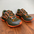 GG Men's Ripple Sneaker Olive Green Orange Mesh 536986