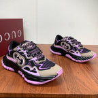 GG Men's Ripple Sneaker Black Purple Mesh 536994