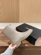 CC RAIN BOOTS GREY TPU WITH WHITE LOGO