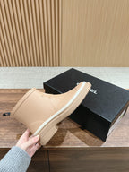 CC RAIN BOOTS BEIGE CREAM TPU