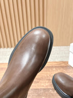 The Row Nobilis Fast Boot 50mm Brown Leather 427983