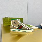 GG TENNIS 1977 HIGH-TOP TRAINER TORTILLA CANVAS WITH MICKEY MOTIF
