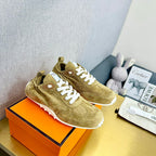 HM Sneaker In 25mm Light Yellow Brown Suede  956333