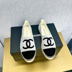 espadrilles grey and black suede