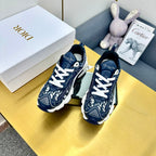 CD Chrono Sneaker 40mm In Navy Blue Mesh Fabric 994568