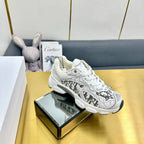 CD Chrono Sneaker 40mm In White Mesh Fabric 994570