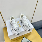 CD Chrono Sneaker 40mm In White Mesh Fabric 994570