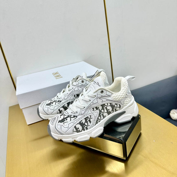 CD Chrono Sneaker 40mm In White Mesh Fabric 994570