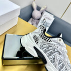 CD Chrono Sneaker 40mm In White Mesh Fabric 994576