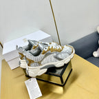CD Chrono Sneaker 40mm In Gold Mesh Fabric 994578