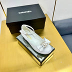 CC 25s Ballet Flats Gray Light Suede 297808