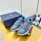 CD B57 Low-Top Sneaker In Charcoal Blue Calfskin 993824