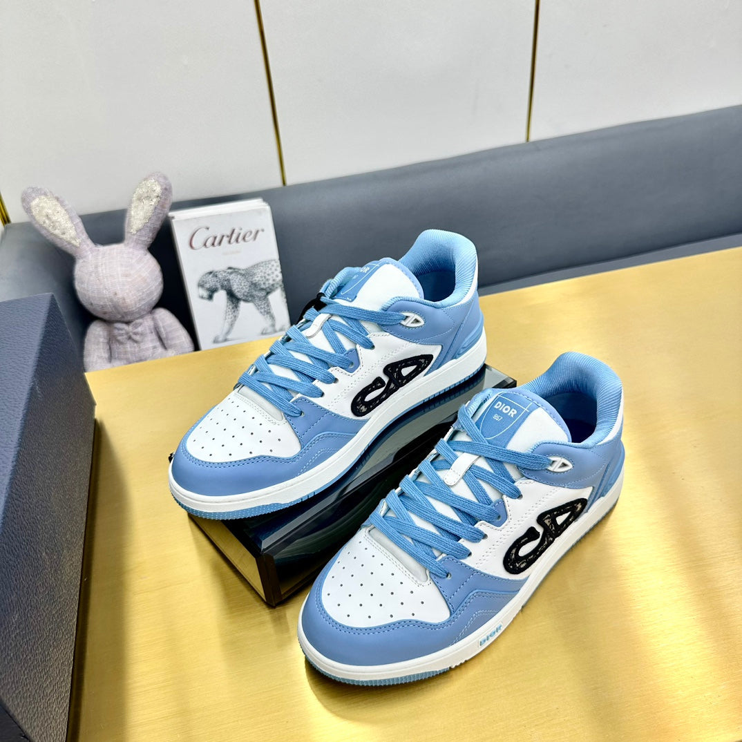 CD B57 Mid-Top Sneaker In Could Blue Calfskin 993845