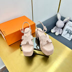 HM Platform Slingback Pink Suede 370761