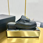 CC Loafers Mule Black Sheepskin 238488