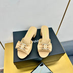 CC 25 Mid Heel Mules Daffodil Yellow Sheepskin 238477