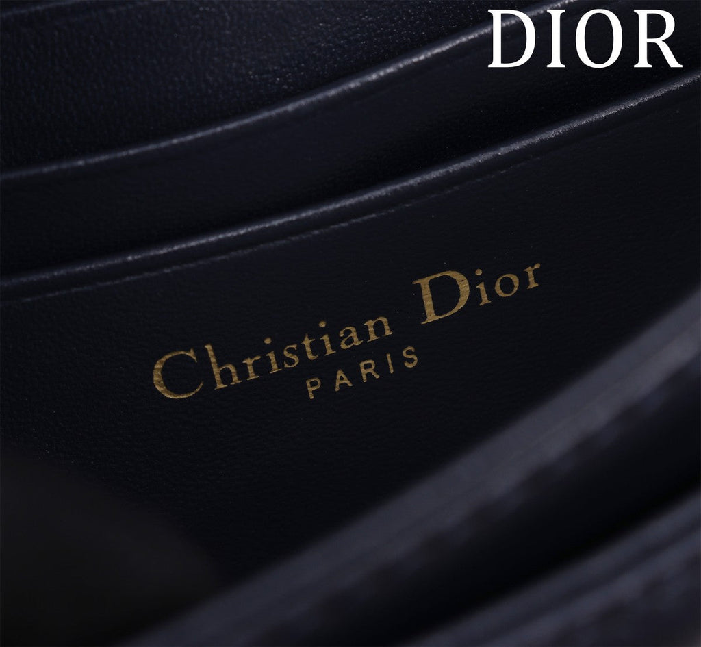 my cd mini 21 dark blue lambskin