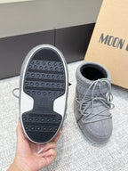 Moon Boot Icon Low Felt Grey Wool Blend 515594