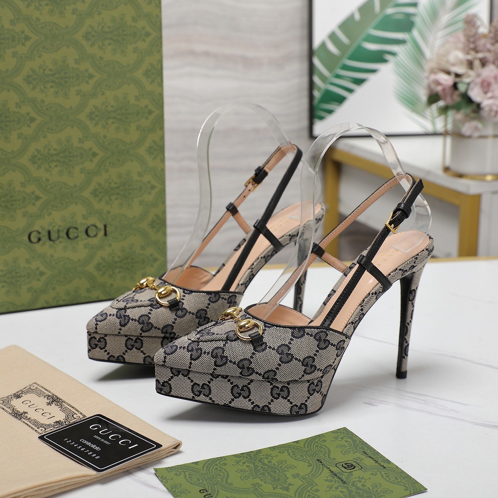 GG Valentino High heels Black