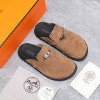 HM 25 Carlotta Mule Brown Suede