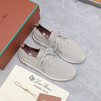 LP lady Flexy Walk Sneaker Power Pearl mix Orange Wool And Calfskin 310447