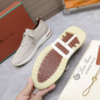 LP lady Flexy Walk Sneaker Power Pearl mix Orange Wool And Calfskin 310447