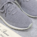 LP lady Flexy Walk Sneaker Gray mix Orange Wool And Calfskin 310448