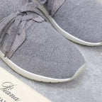 LP lady Flexy Walk Sneaker Flannel Gray Wool And Calfskin 310449