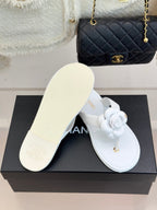 CC 26C Early Spring Camellia Slide White Calfskin