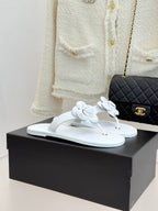 CC 26C Early Spring Camellia Slide White Calfskin