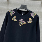 CC 25 Crewneck Sweate Black Cachemire