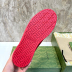 GG Men's ACE Sneaker Red Calfskin 525959