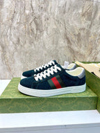 GG Men's ACE Sneaker Dark Green Suede 525961