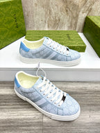GG Men's ACE Sneaker Pastel Blue Canvas 525944