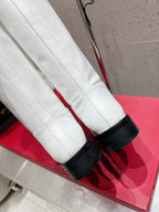 Valentino 2025 Garavani VLogo Boot White Calfskin 554160